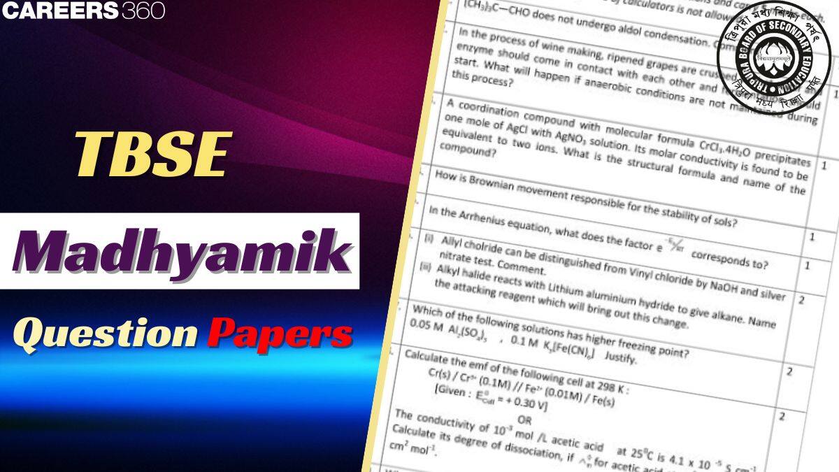TBSE Madhyamik Question Papers 2025-26 - Download PDF Here